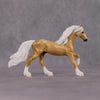 &quot;Ciara&quot; OOAK Dappled Palomino Friesian Chip By Ellen Robbins Shakespeare Sonnet 18 &amp; 130 Chips CL25