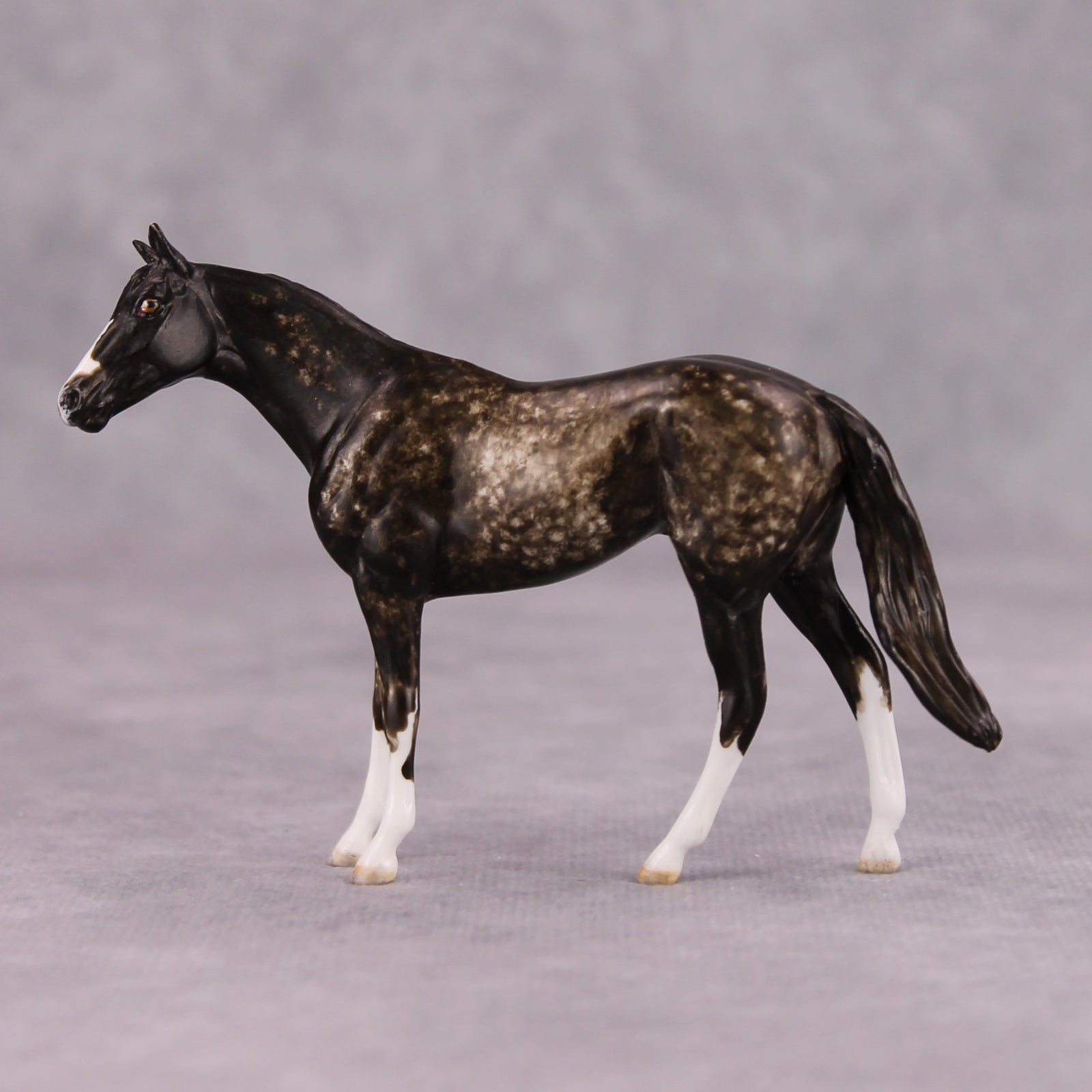 Conversational OOAK Roan Custom Thoroughbred Chip By Andrea Thomason MM24