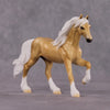 &quot;Ciara&quot; OOAK Dappled Palomino Friesian Chip By Ellen Robbins Shakespeare Sonnet 18 &amp; 130 Chips CL25