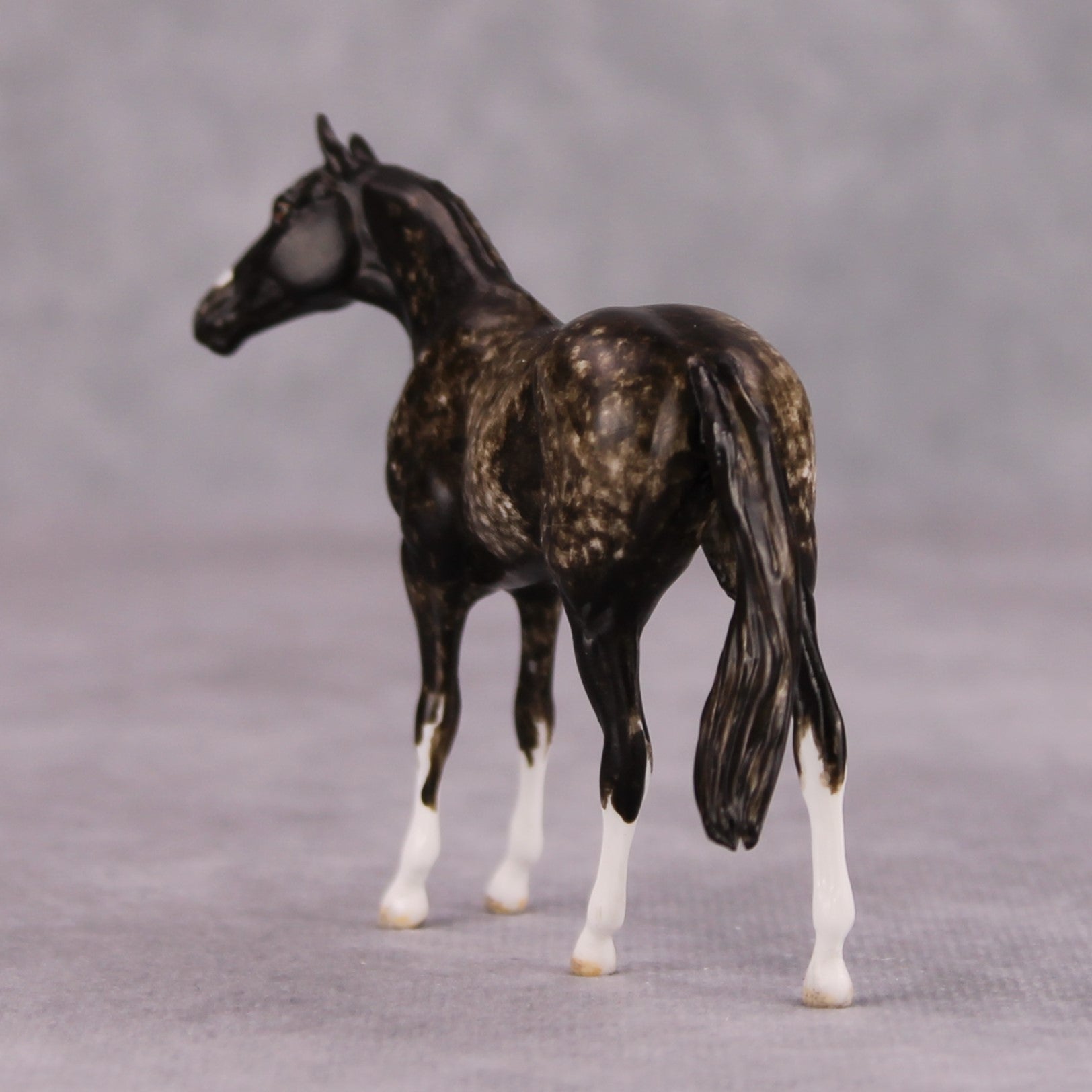 Conversational OOAK Roan Custom Thoroughbred Chip By Andrea Thomason MM24