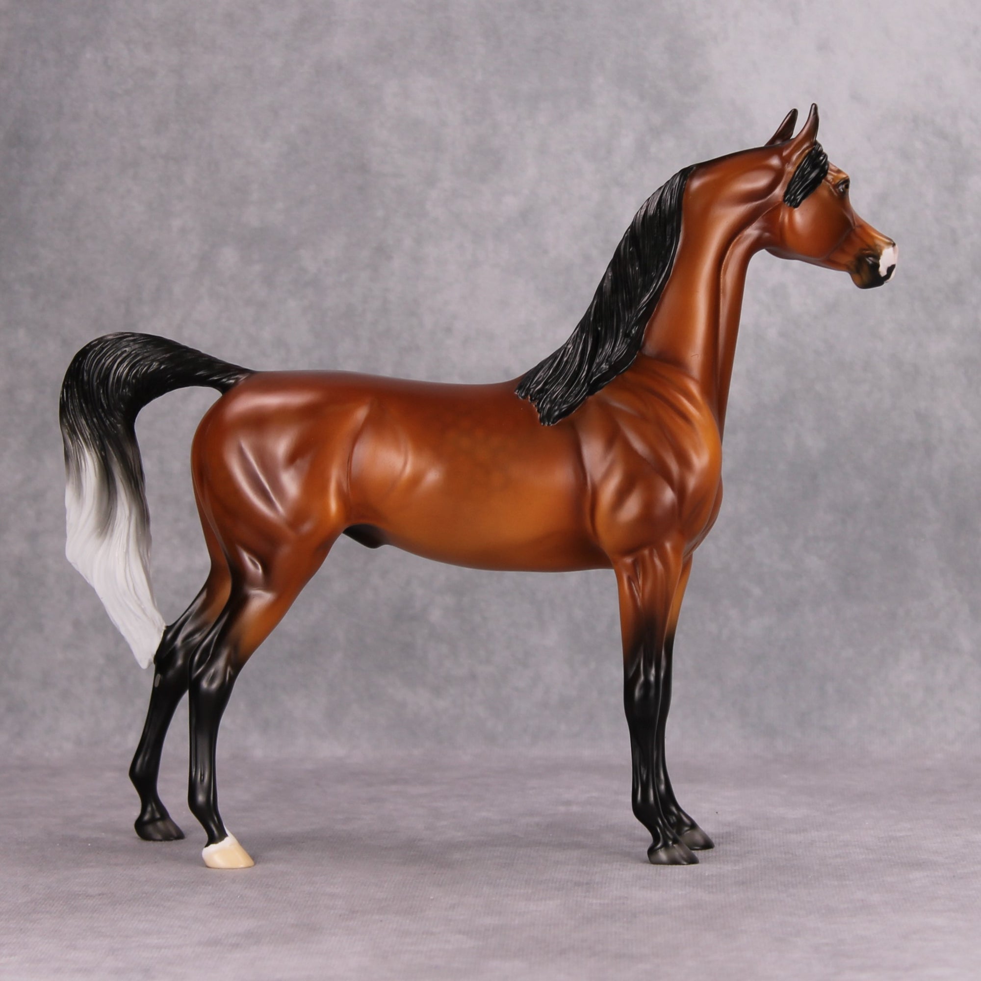 Need Smore Spooks OOAK Dappled Bay Arabian By Ellen Robbins MM24