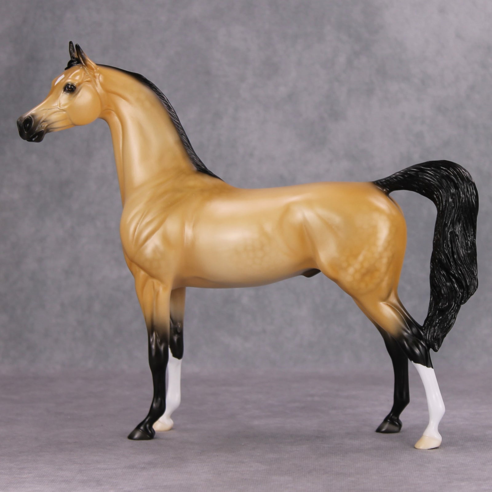 Nightlight OOAK Dappled Buckskin Arabian By Ellen Robbins MM24