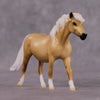 &quot;Niamh&quot; OOAK Dappled Palomino Pony Chip By Ellen Robbins Shakespeare Sonnet 18 &amp; 130 Chips CL25