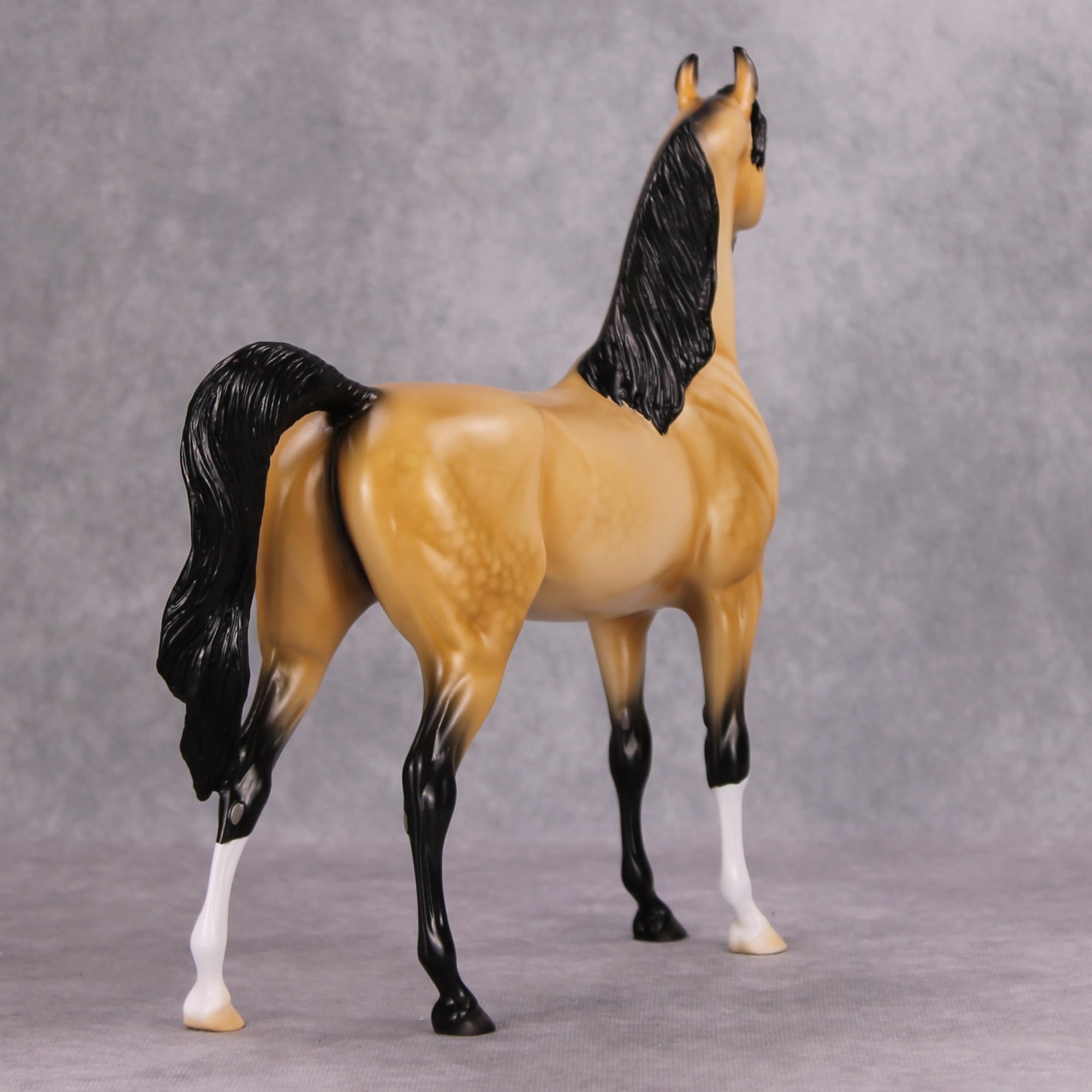 Nightlight OOAK Dappled Buckskin Arabian By Ellen Robbins MM24