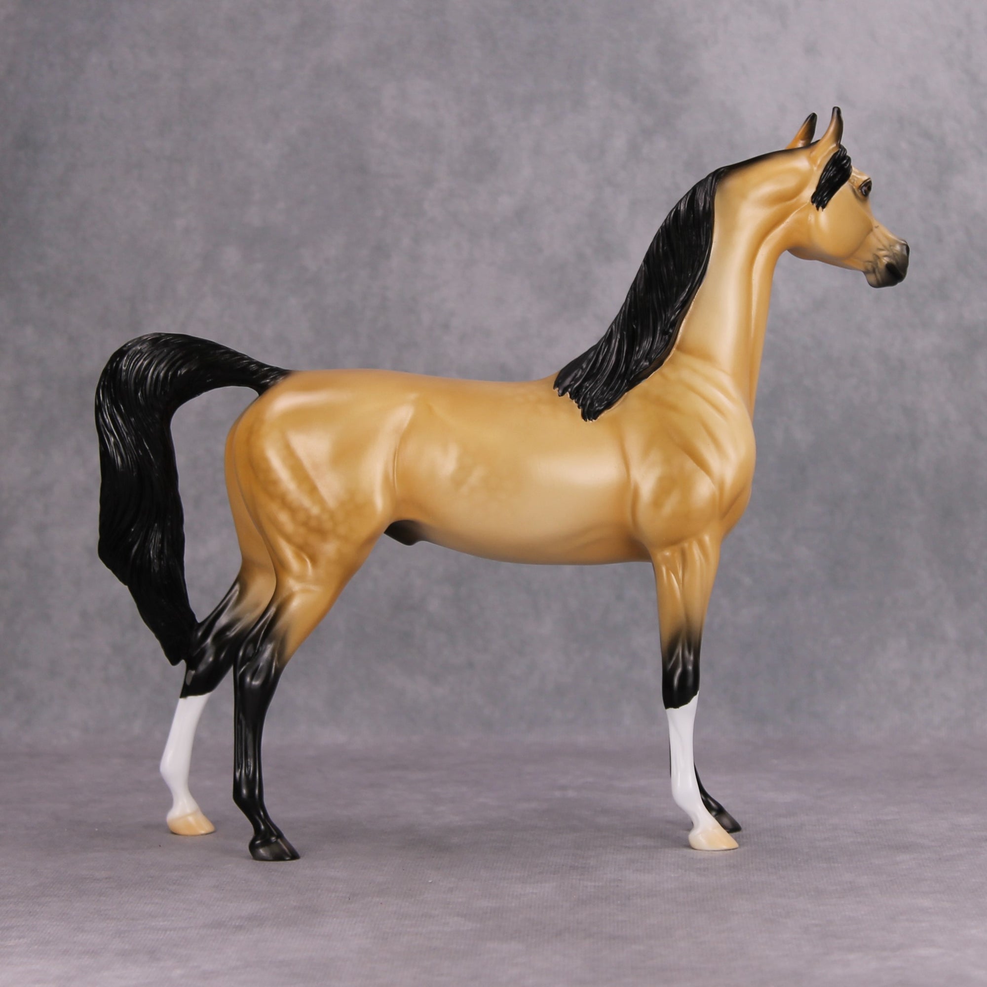 Nightlight OOAK Dappled Buckskin Arabian By Ellen Robbins MM24