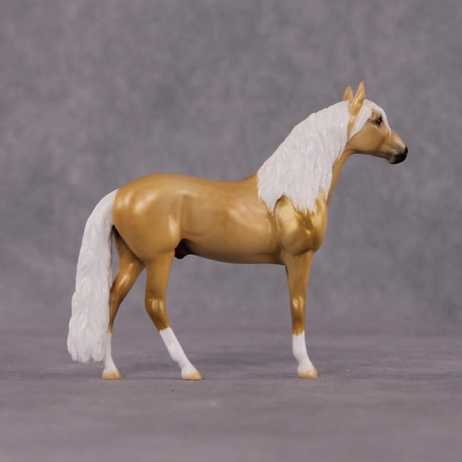 "Bodhi" OOAK Dappled Palomino Andalusian Chip By Ellen Robbins Shakespeare Sonnet 18 & 130 Chips CL25