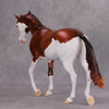 Four Diamonds OOAK Chestnut Splash Thoroughbred By Ellen Robbins MM24