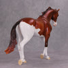 Four Diamonds OOAK Chestnut Splash Thoroughbred By Ellen Robbins MM24