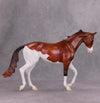 Four Diamonds OOAK Chestnut Splash Thoroughbred By Ellen Robbins MM24