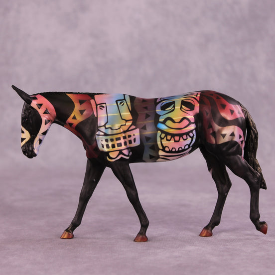 All Smiles OOAK Pebble Mule by Kike (Enrique) Duarte LHS25
