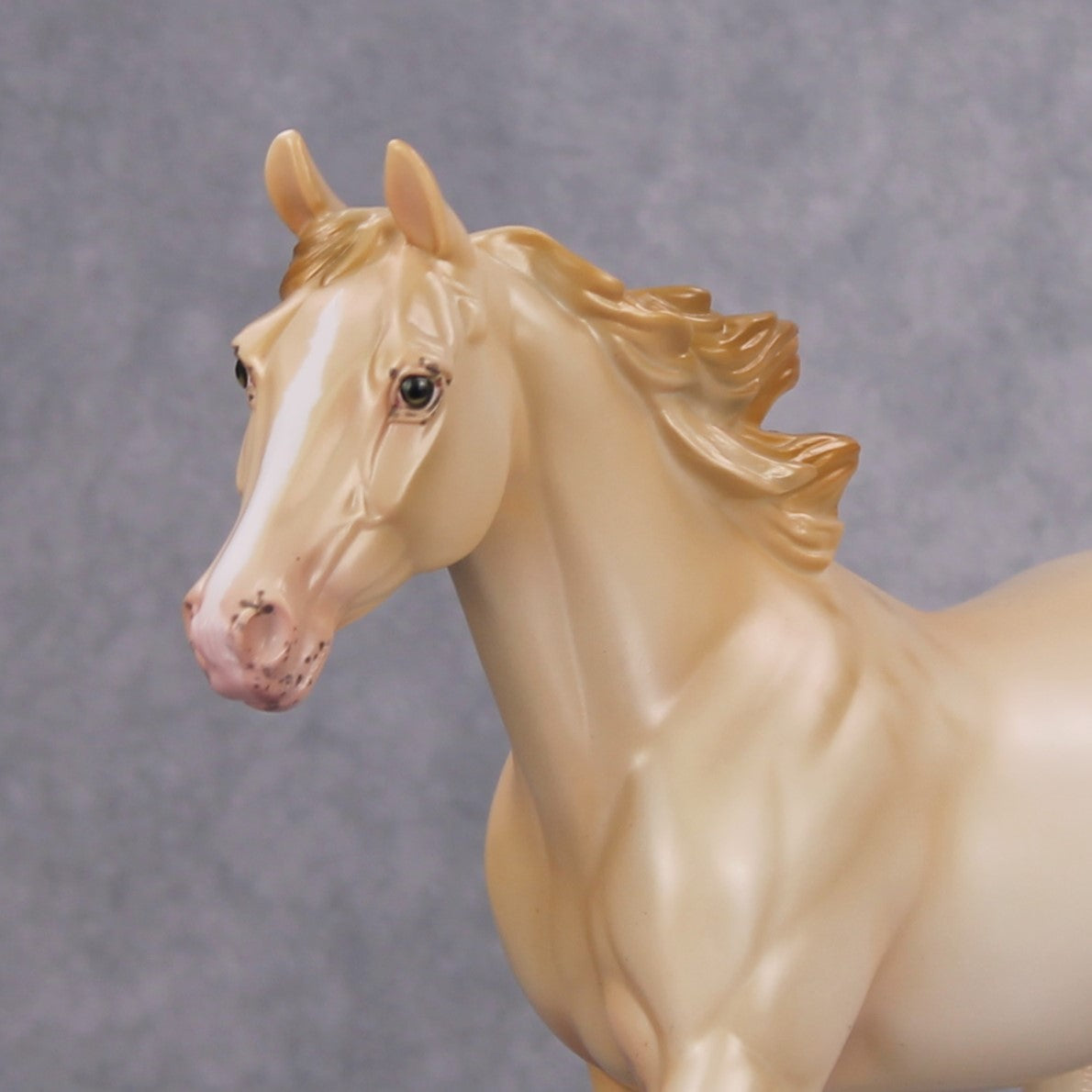 Glowing Ghost OOAK Reverse Dapple Champagne Palouse By Ellen Robbins MM24