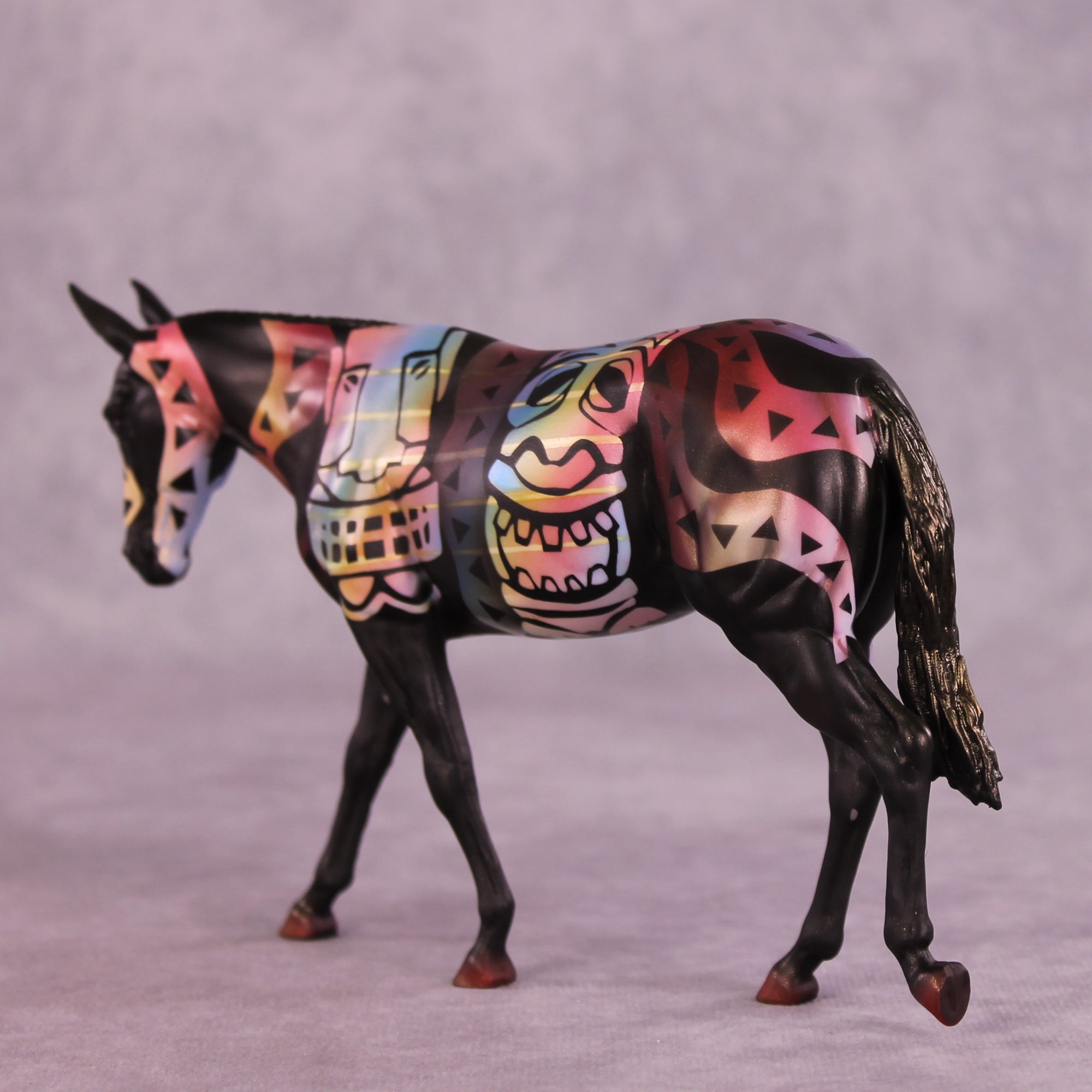 All Smiles OOAK Pebble Mule by Kike (Enrique) Duarte LHS25