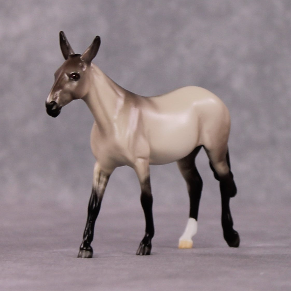 &quot;Anaphora&quot; OOAK Dappled Grulla Mule Chip By Ellen Robbins Shakespeare Sonnet 18 &amp; 130 Chips CL25