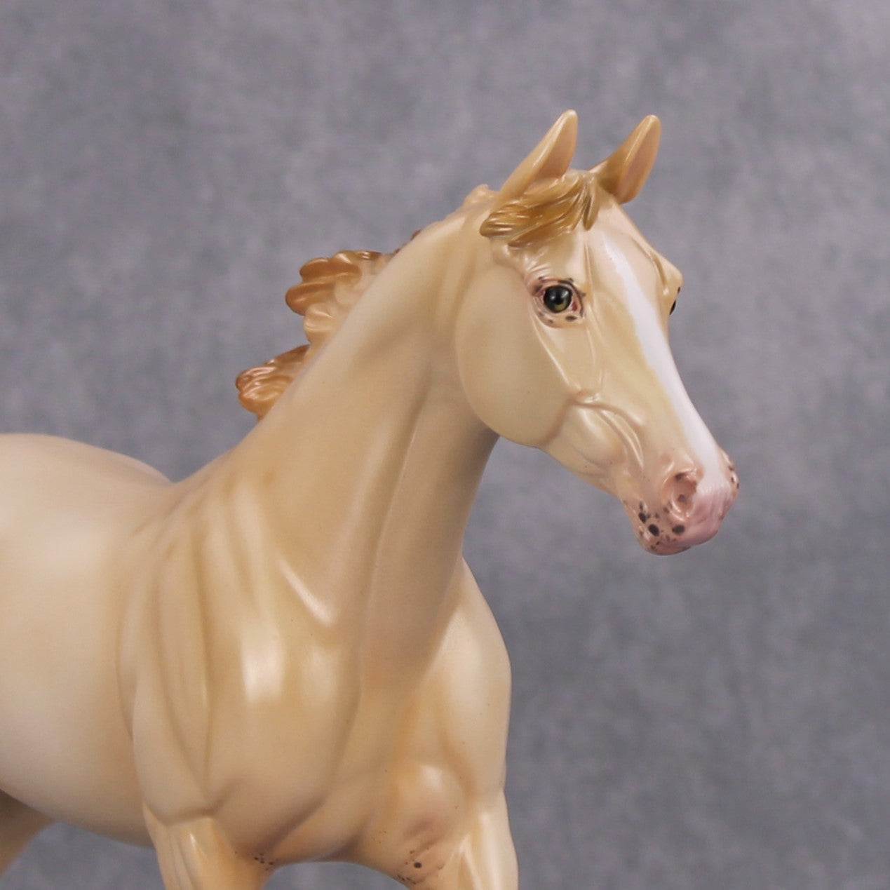 Glowing Ghost OOAK Reverse Dapple Champagne Palouse By Ellen Robbins MM24