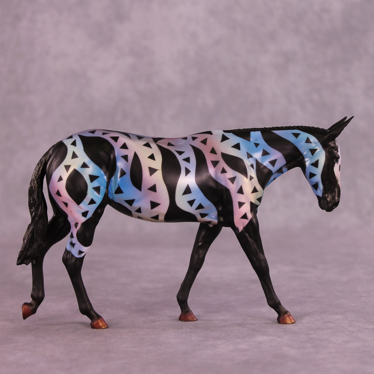 All Smiles OOAK Pebble Mule by Kike (Enrique) Duarte LHS25