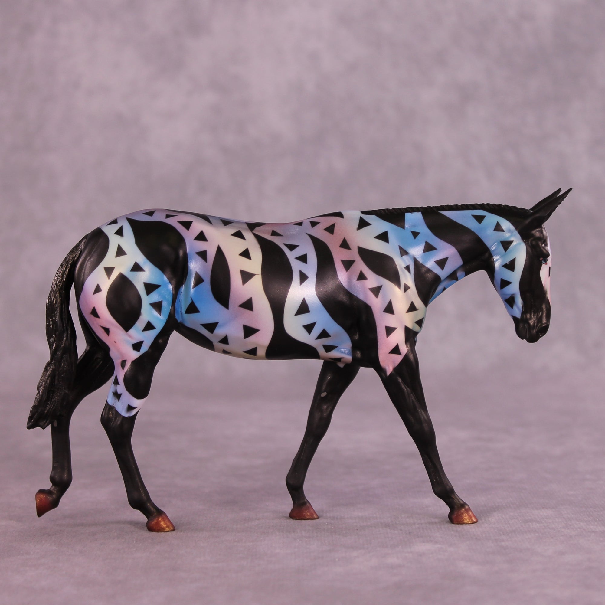 All Smiles OOAK Pebble Mule by Kike (Enrique) Duarte LHS25