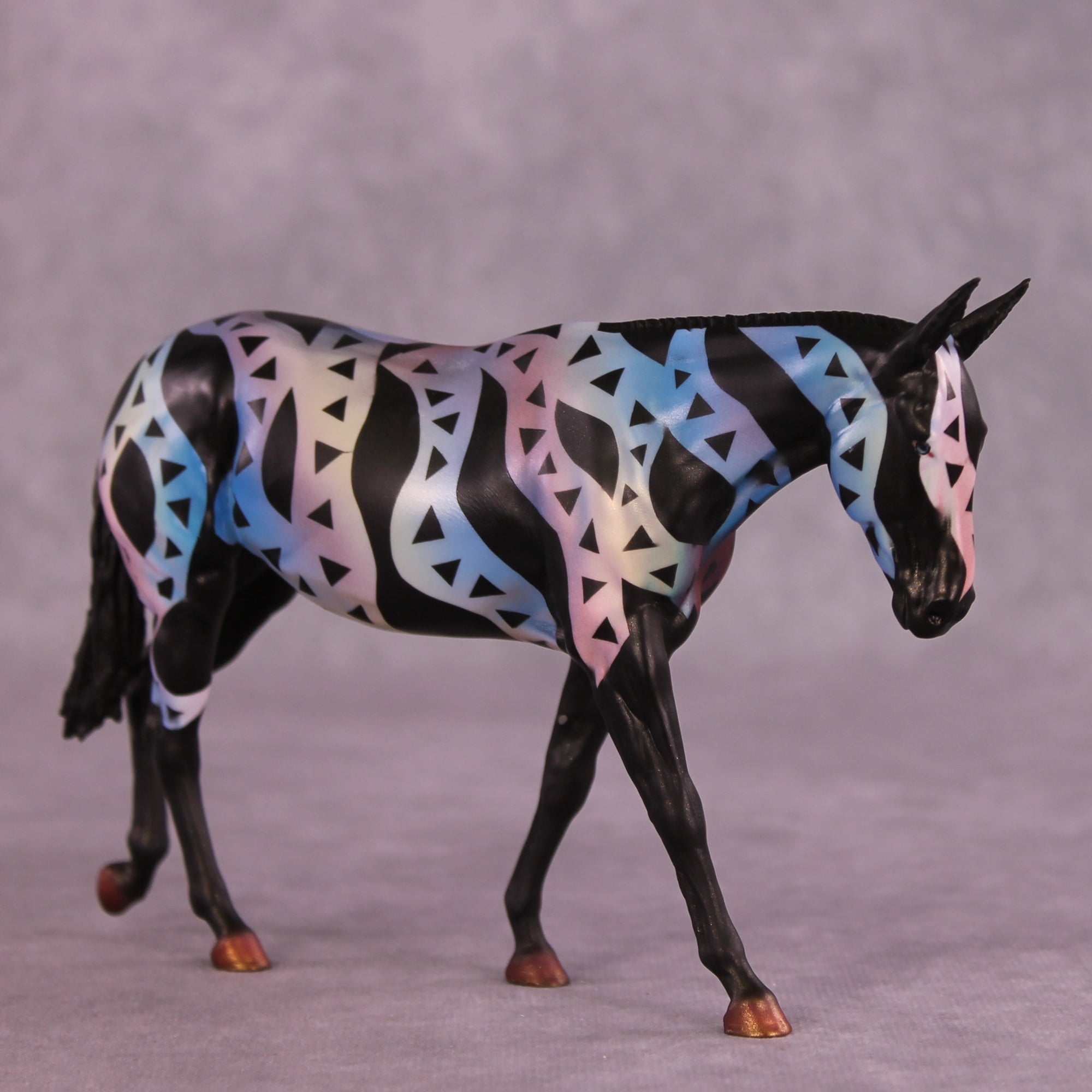 All Smiles OOAK Pebble Mule by Kike (Enrique) Duarte LHS25