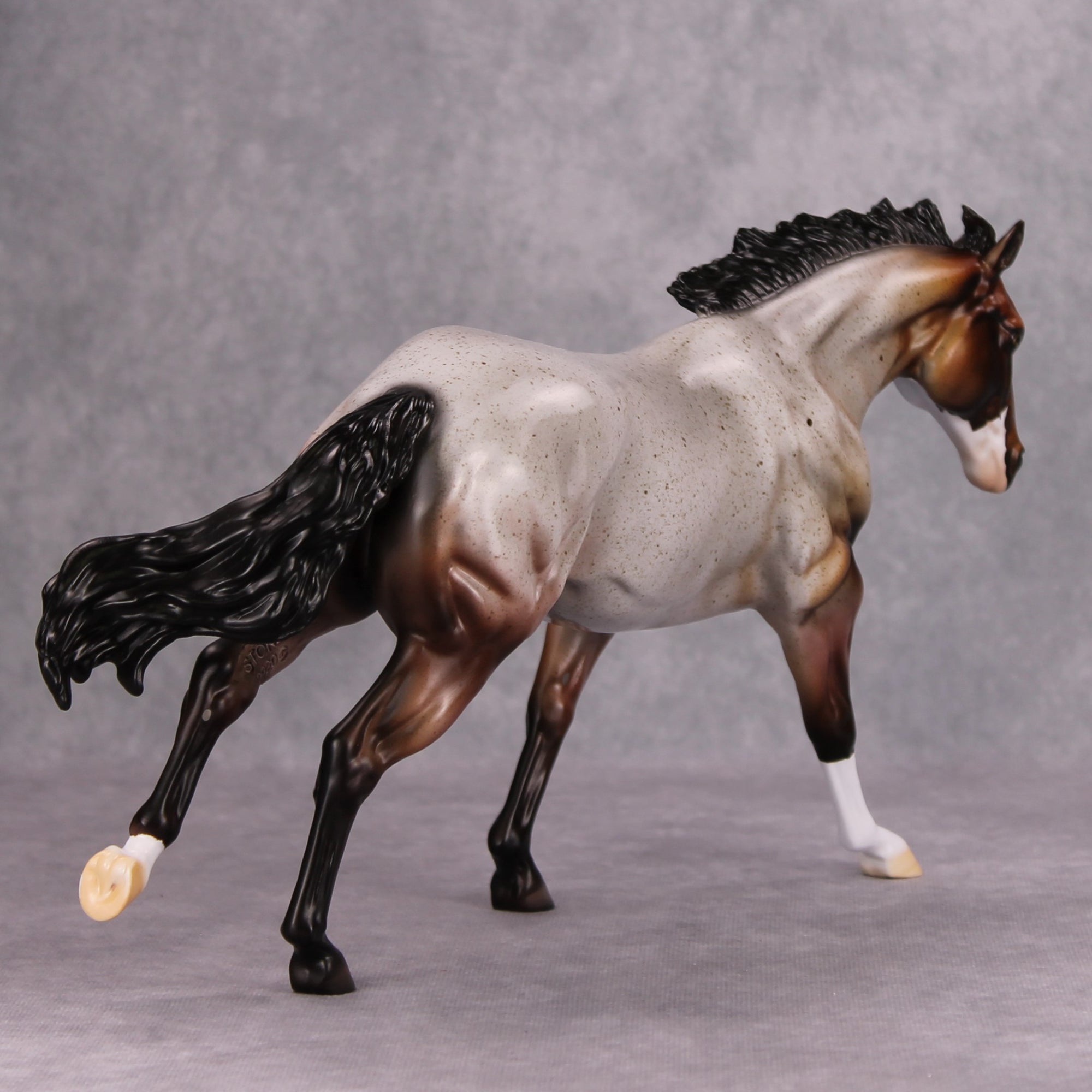Red Rum OOAK Red Roan Remington By Dawn Quick MM24