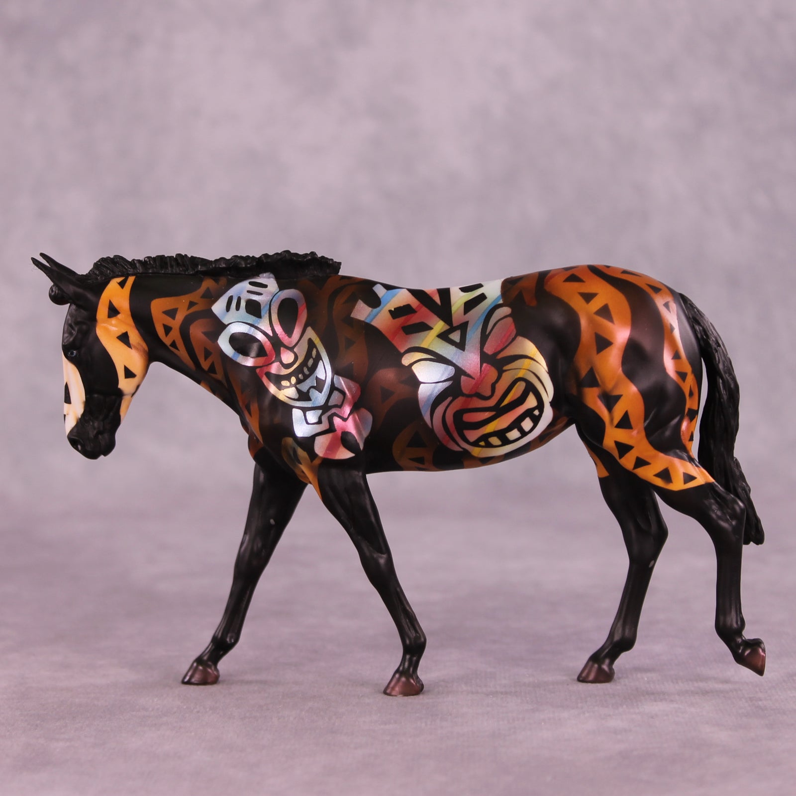 Tiki OOAK Pebble Mule by Kike (Enrique) Duarte LHS25