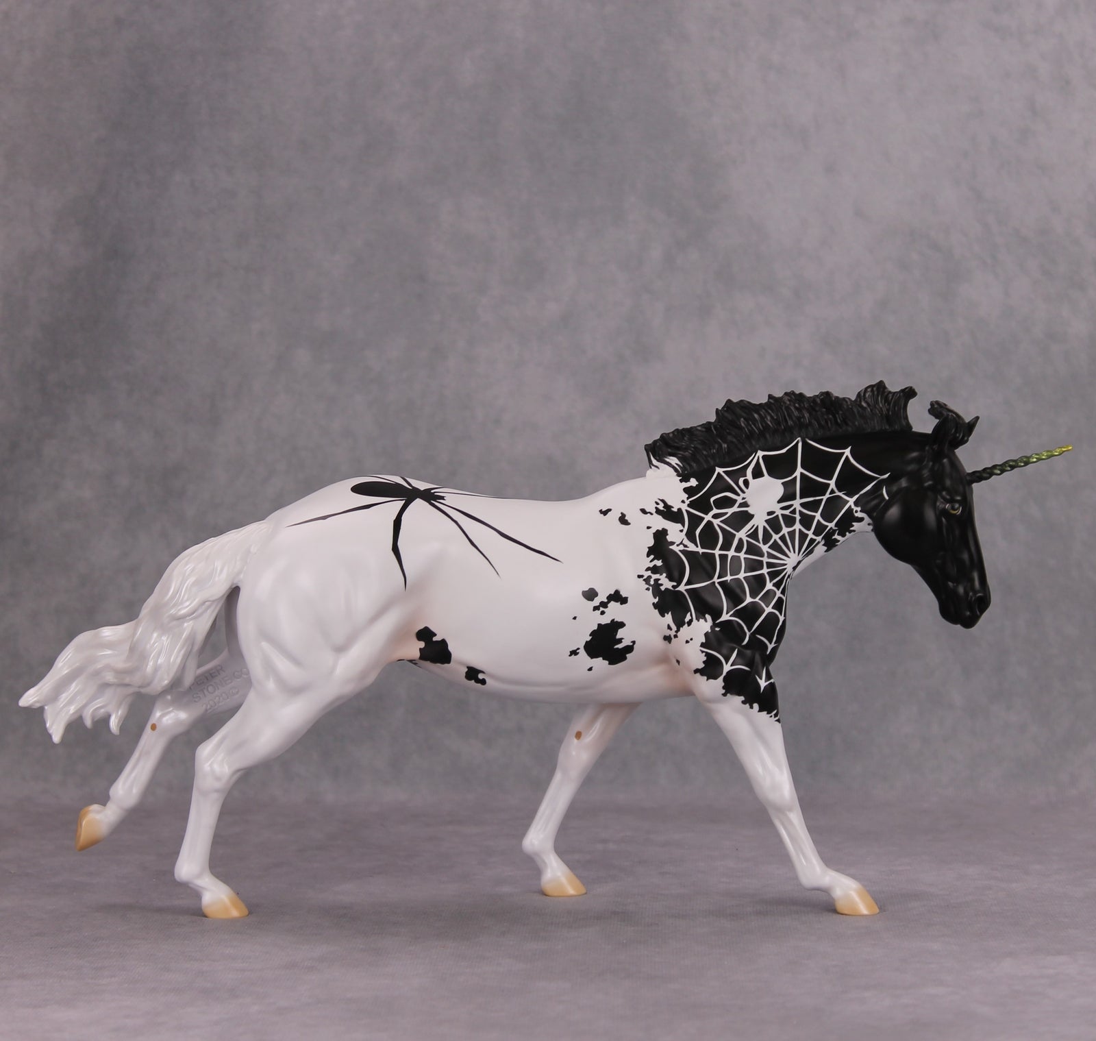 Fright Beside You OOAK Custom Deco Spider Unicorn Remington By Jess Hamill MM24