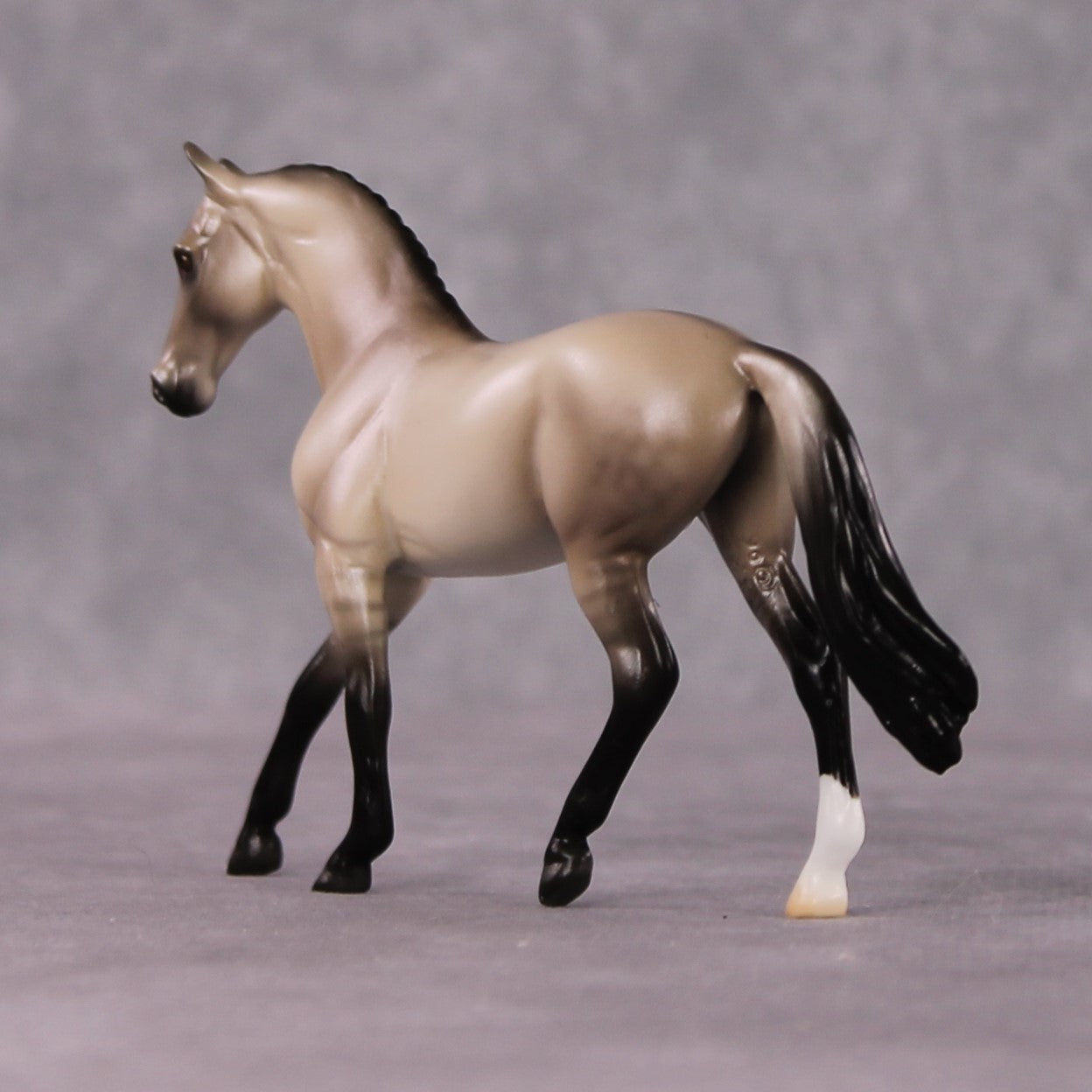 "Sonnet" OOAK Dappled Grulla Warmblood Chip By Ellen Robbins Shakespeare Sonnet 18 &amp; 130 Chips CL25