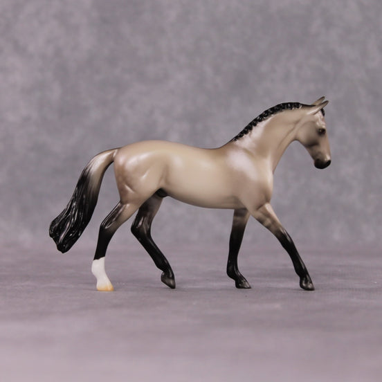 "Sonnet" OOAK Dappled Grulla Warmblood Chip By Ellen Robbins Shakespeare Sonnet 18 & 130 Chips CL25