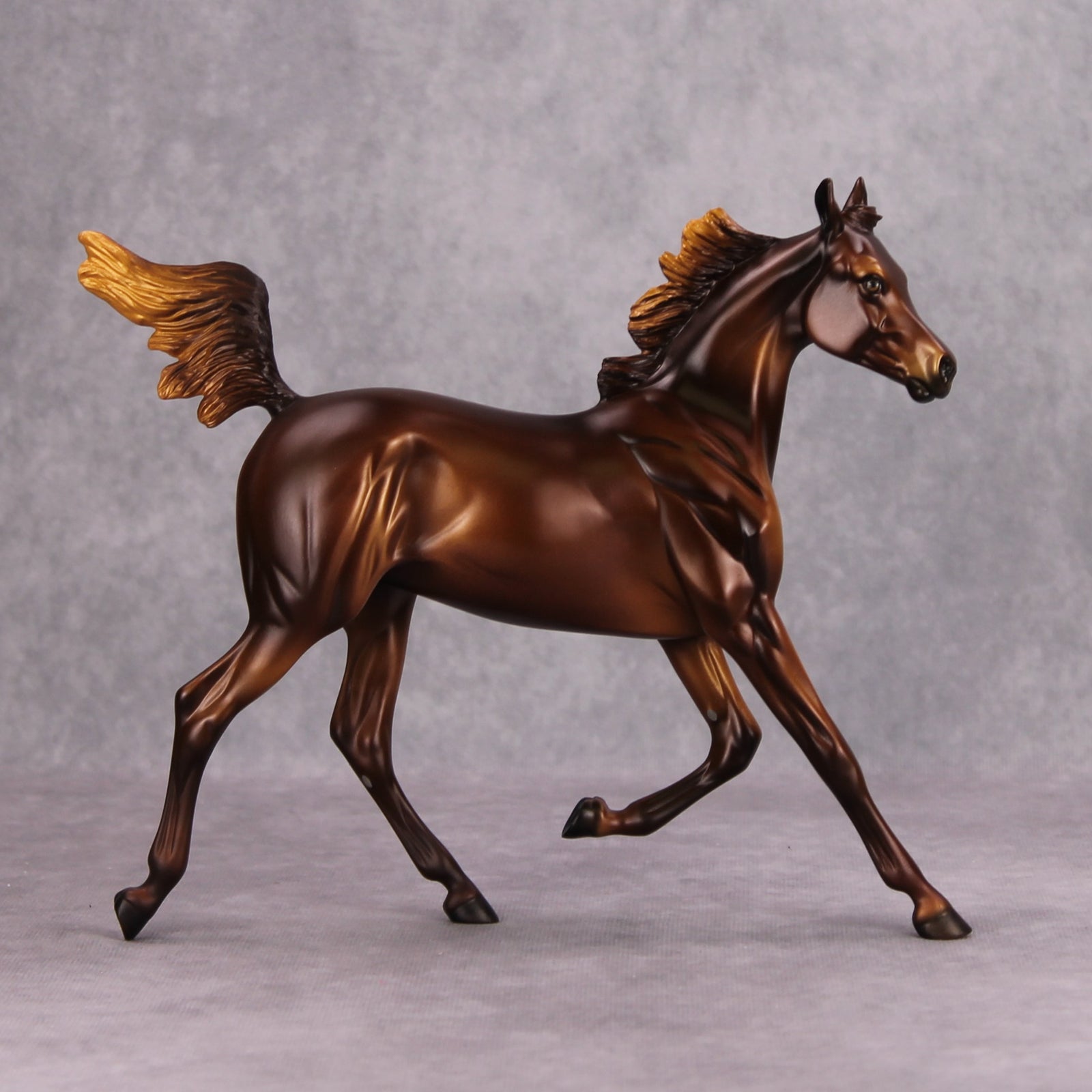 Snickerdoodle OOAK Chestnut Arab Yearling By Dawn Quick MM24