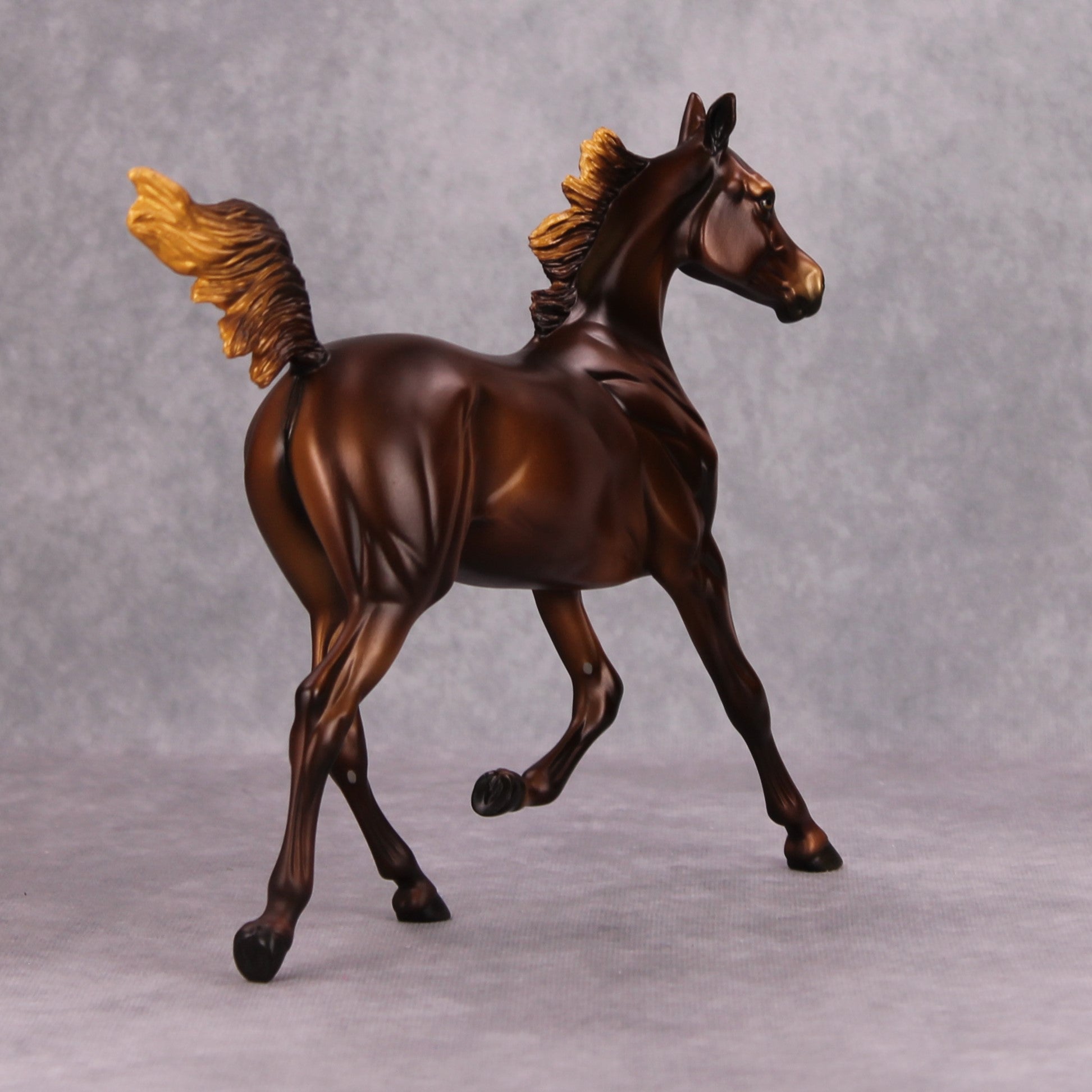 Snickerdoodle OOAK Chestnut Arab Yearling By Dawn Quick MM24