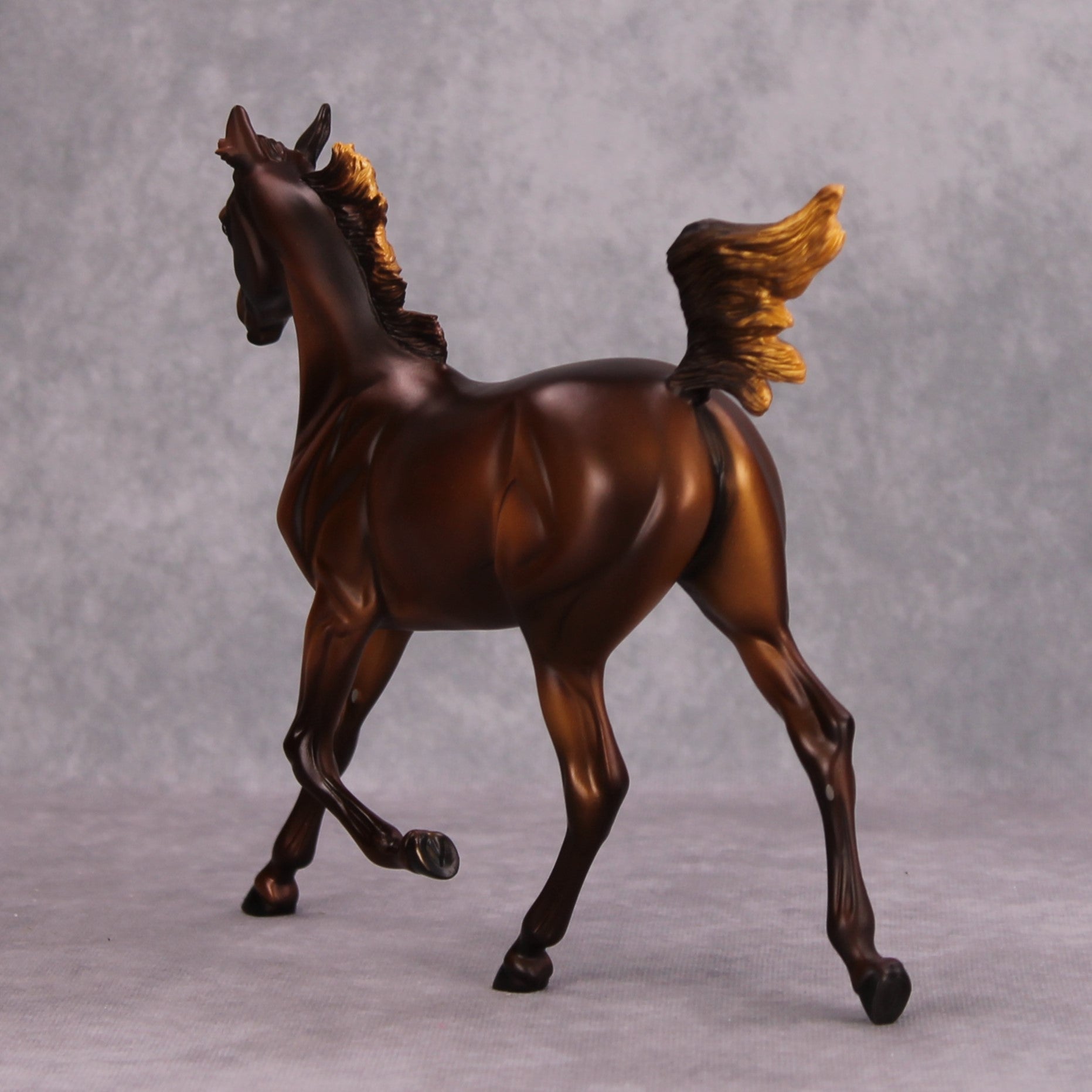 Snickerdoodle OOAK Chestnut Arab Yearling By Dawn Quick MM24