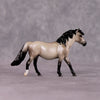 &quot;Caesura&quot; OOAK Dappled Grulla Pony Chip By Ellen Robbins Shakespeare Sonnet 18 &amp; 130 Chips CL25