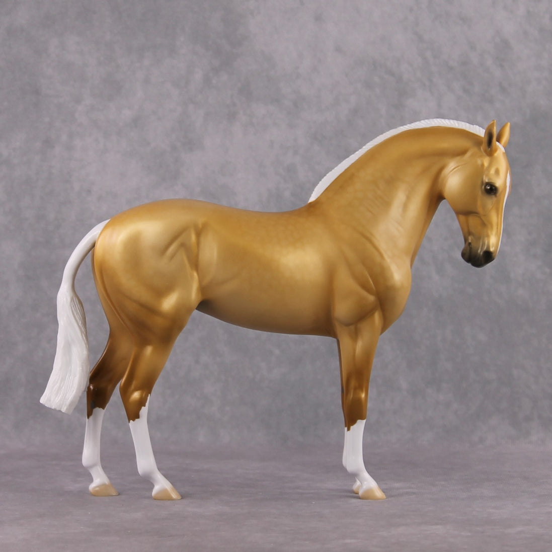 "Summer's Day" Pre Order LE-15 Dappled Golden Palomino Andalusian Stone Painted by Ellen Robbins - February 2025 Sonnets 18 & 130 Shakespeare CL25