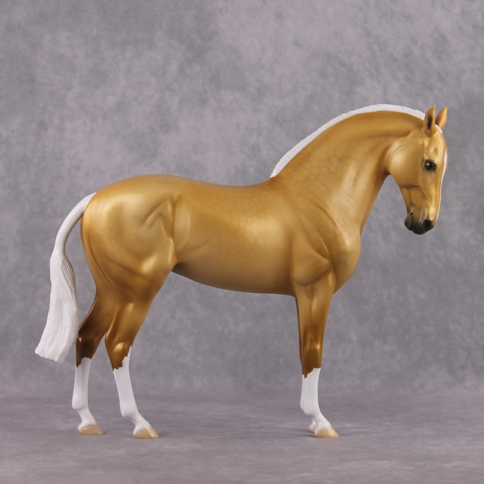 "Summer's Day" Pre Order LE-15 Dappled Golden Palomino Andalusian Stone Painted by Ellen Robbins - February 2025 Sonnets 18 & 130 Shakespeare CL25