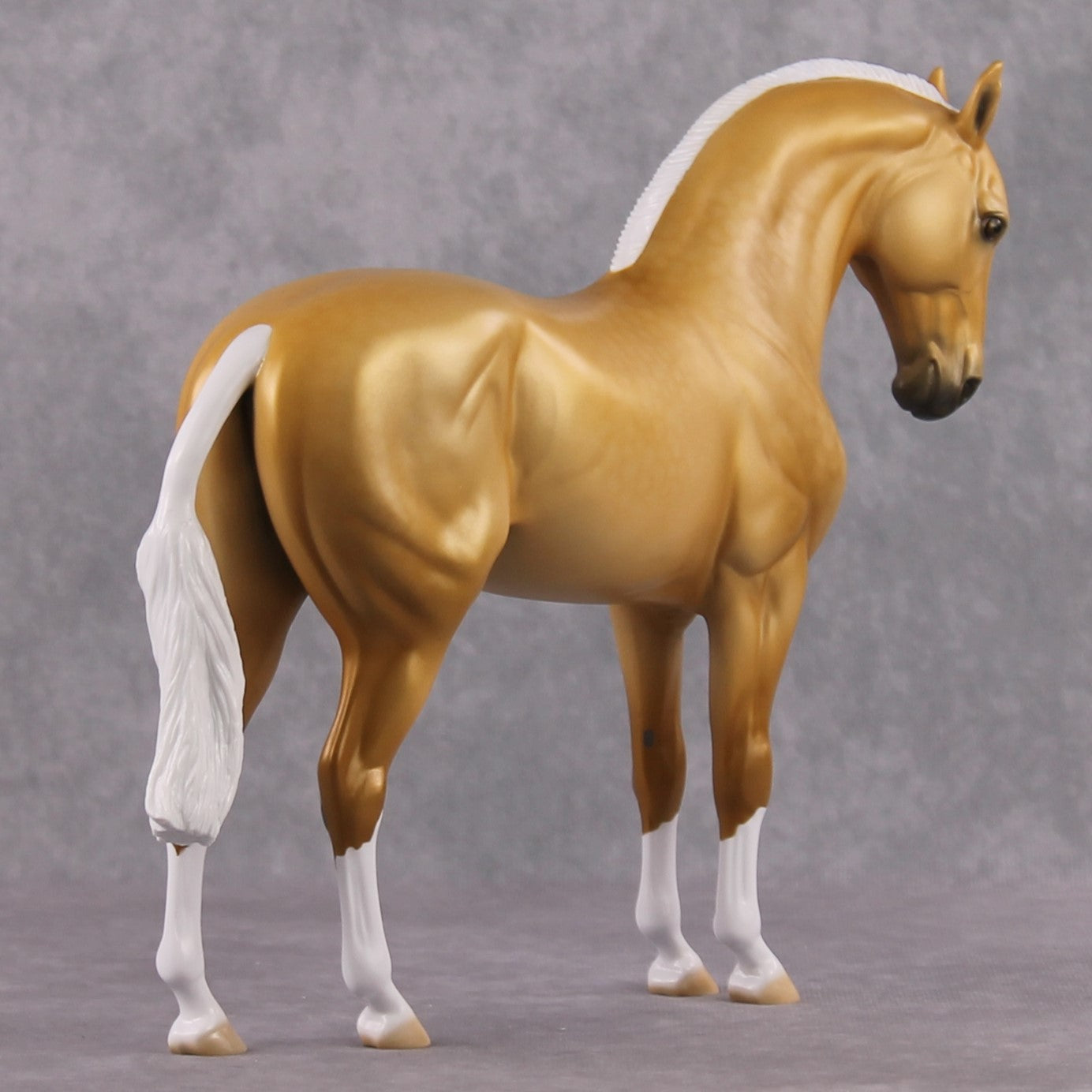 "Summer's Day" Pre Order LE-15 Dappled Golden Palomino Andalusian Stone Painted by Ellen Robbins - February 2025 Sonnets 18 &amp; 130 Shakespeare CL25