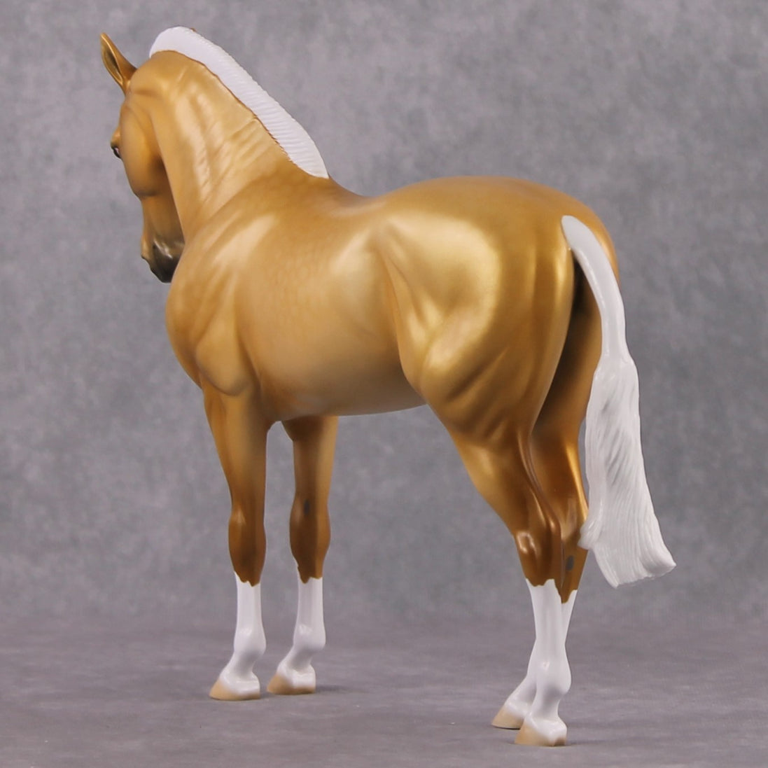 "Summer's Day" Pre Order LE-15 Dappled Golden Palomino Andalusian Stone Painted by Ellen Robbins - February 2025 Sonnets 18 & 130 Shakespeare CL25