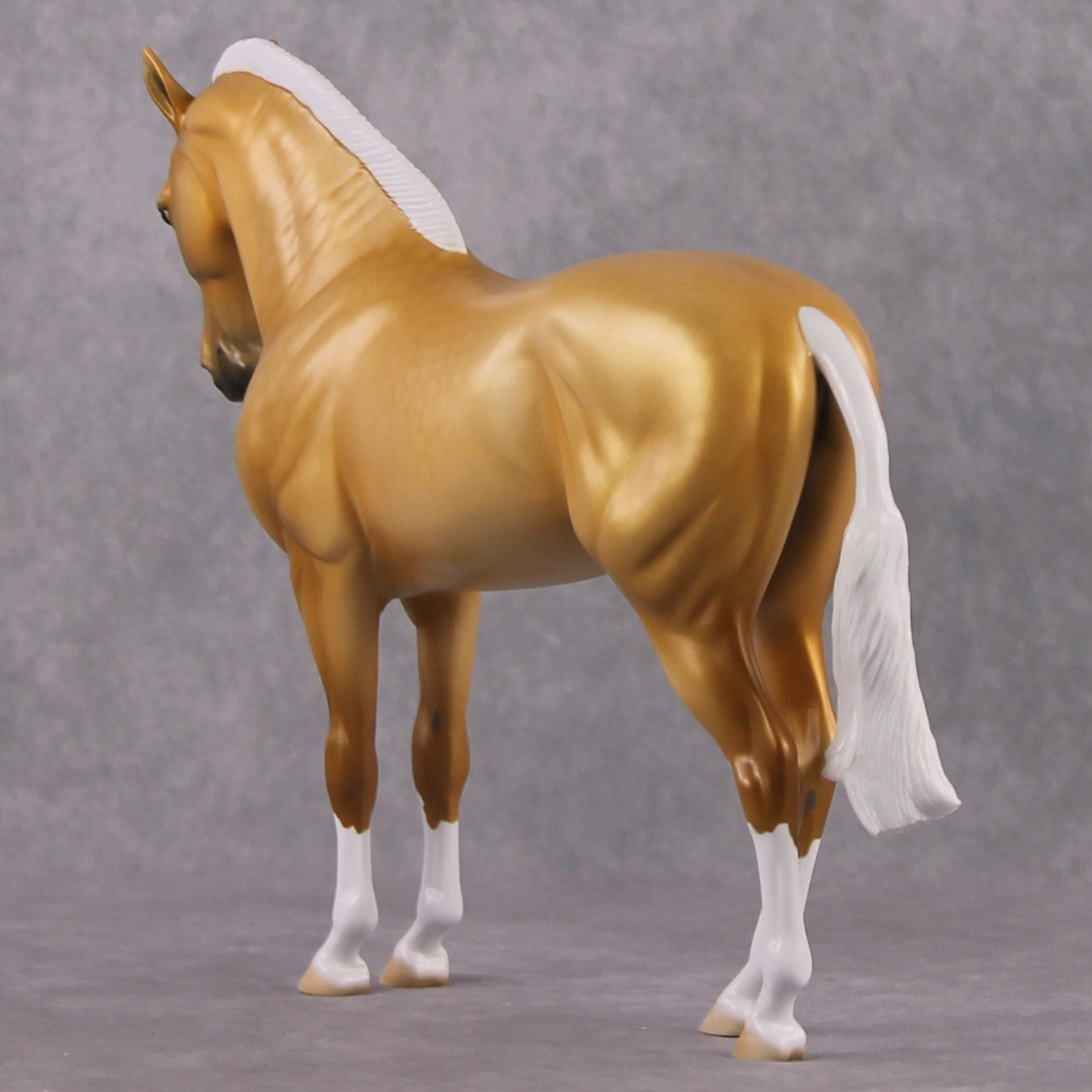 "Summer's Day" Pre Order LE-15 Dappled Golden Palomino Andalusian Stone Painted by Ellen Robbins - February 2025 Sonnets 18 &amp; 130 Shakespeare CL25