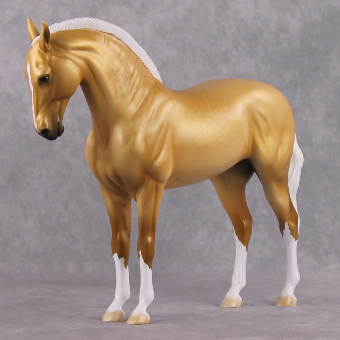 "Summer's Day" Pre Order LE-15 Dappled Golden Palomino Andalusian Stone Painted by Ellen Robbins - February 2025 Sonnets 18 & 130 Shakespeare CL25
