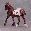 Snozzberries OOAK Deco Metallic Maroon Pebble Draft By Julie Keim MM24