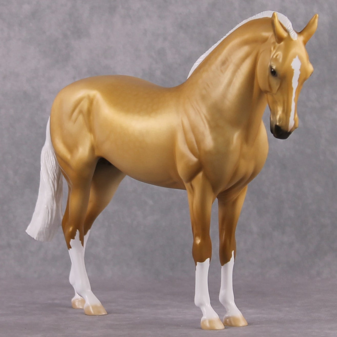 "Summer's Day" Pre Order LE-15 Dappled Golden Palomino Andalusian Stone Painted by Ellen Robbins - February 2025 Sonnets 18 & 130 Shakespeare CL25