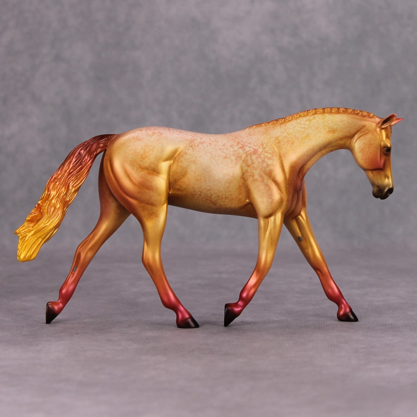 Chlorophyll OOAK Fall Florentine Deco Warmblood Pebble By Ellen Robbins MM24