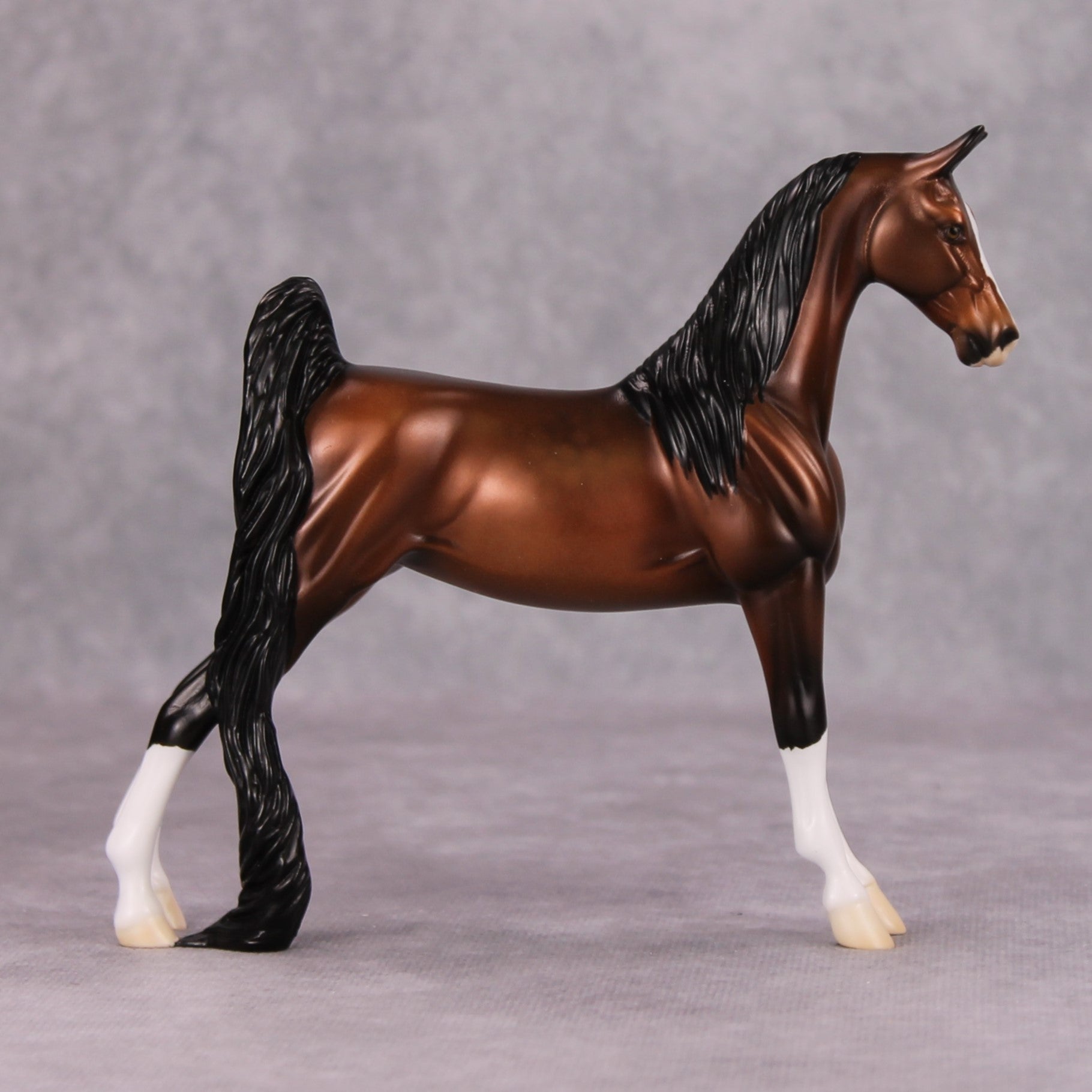 Polypore OOAK Bay Saddlebred Pebble By Ellen Robbins MM24