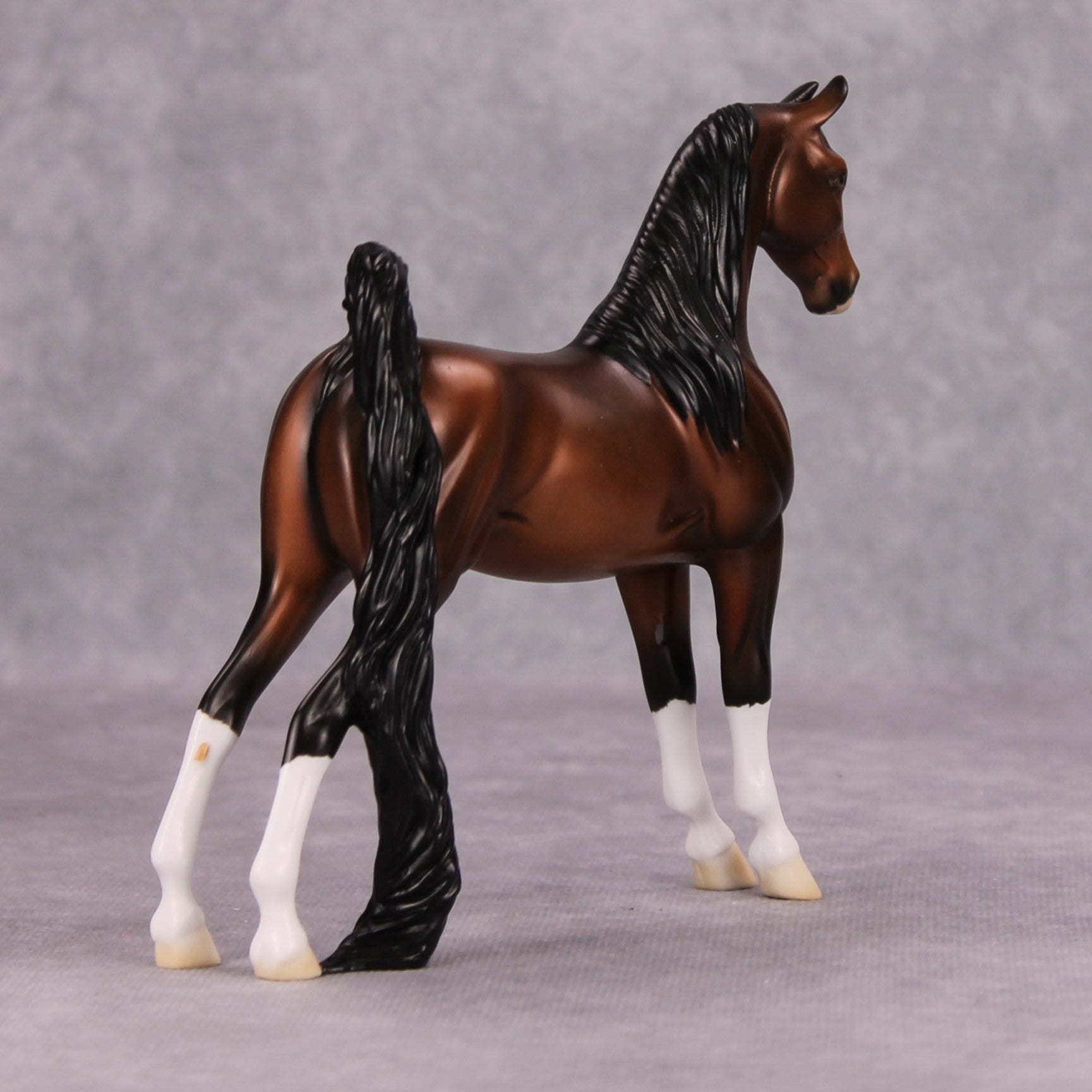 Polypore OOAK Bay Saddlebred Pebble By Ellen Robbins MM24