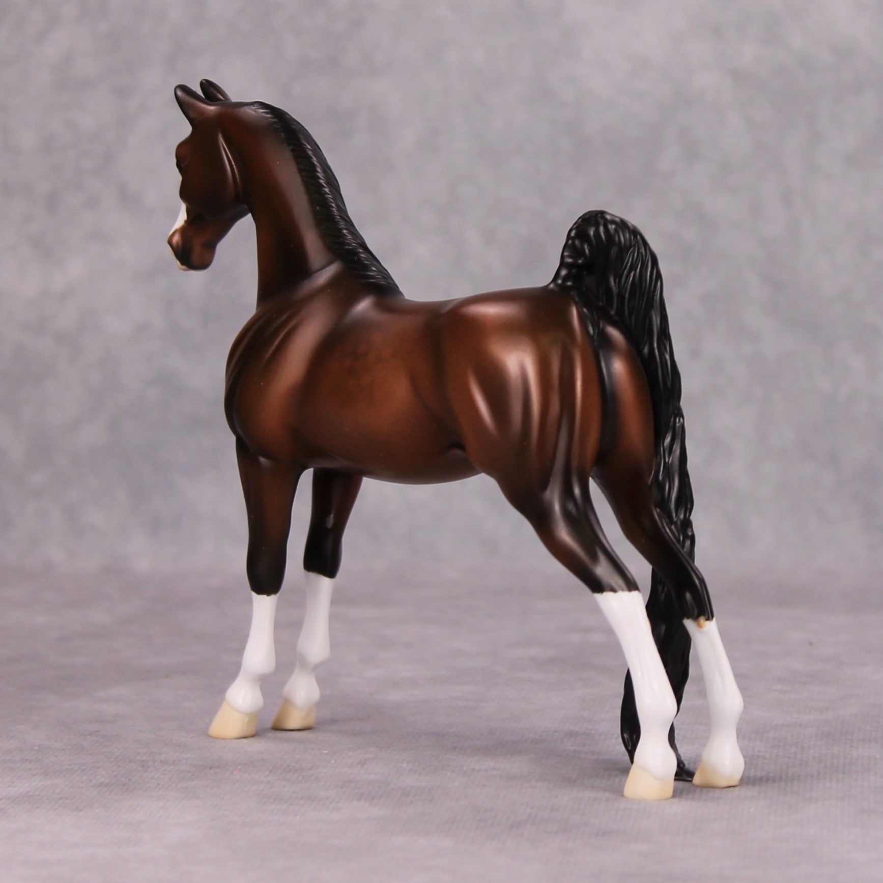 Polypore OOAK Bay Saddlebred Pebble By Ellen Robbins MM24