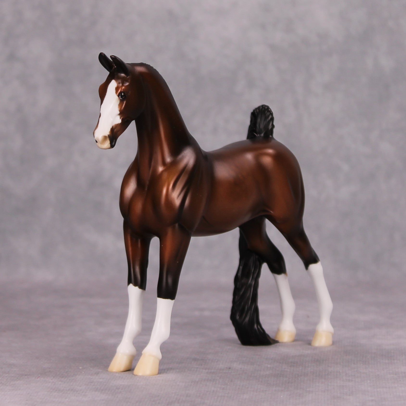 Polypore OOAK Bay Saddlebred Pebble By Ellen Robbins MM24