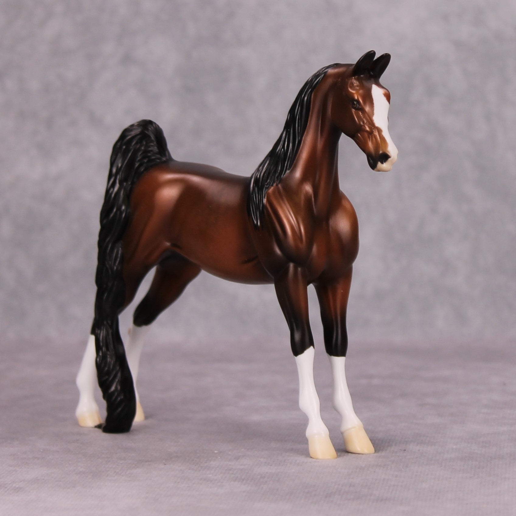 Polypore OOAK Bay Saddlebred Pebble By Ellen Robbins MM24