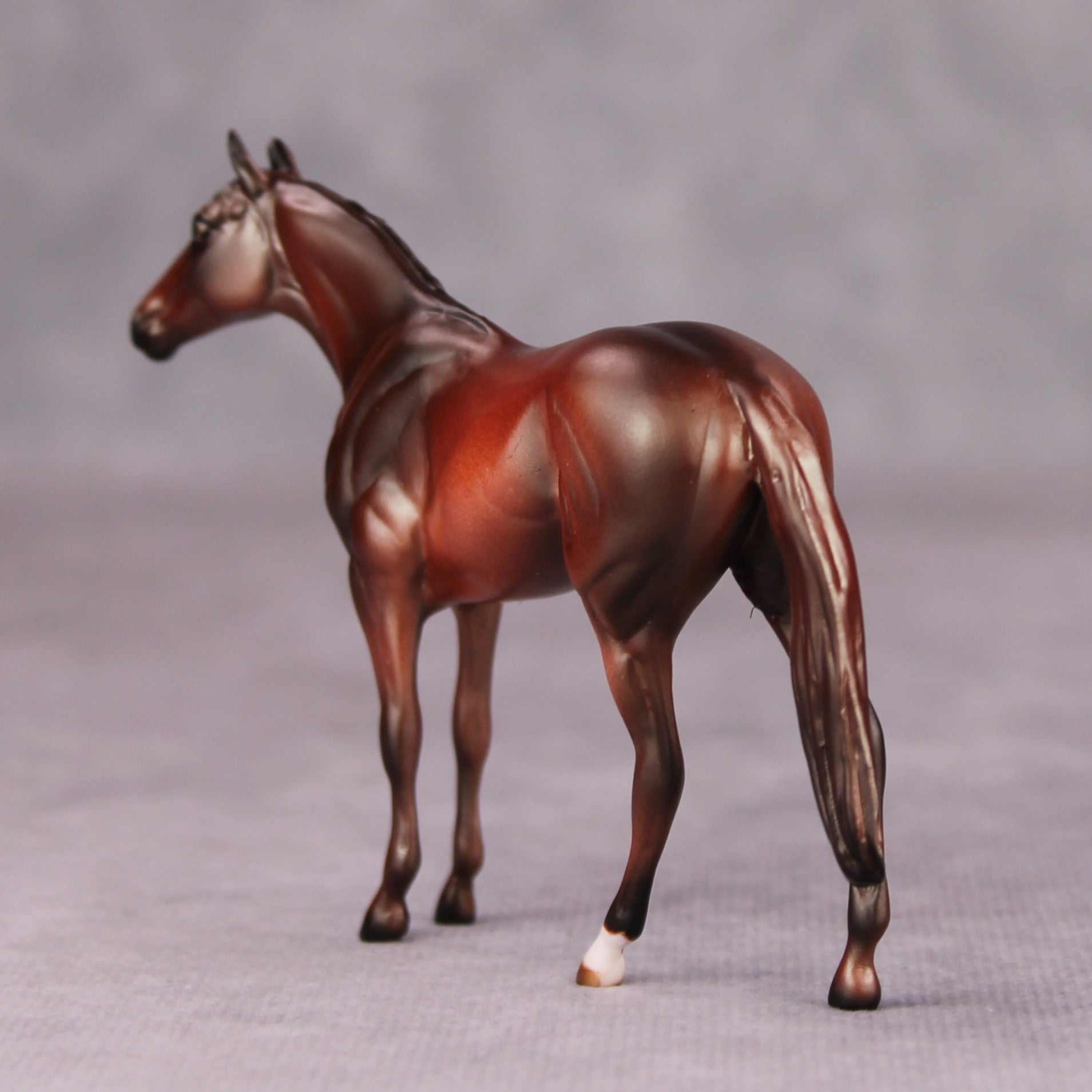 Firebrand OOAK Bay Thoroughbred Chip By Julie Keim MM24