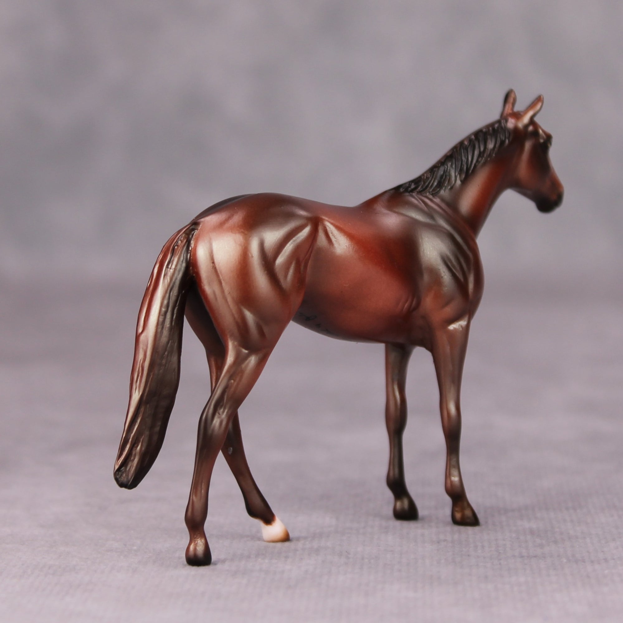 Firebrand OOAK Bay Thoroughbred Chip By Julie Keim MM24