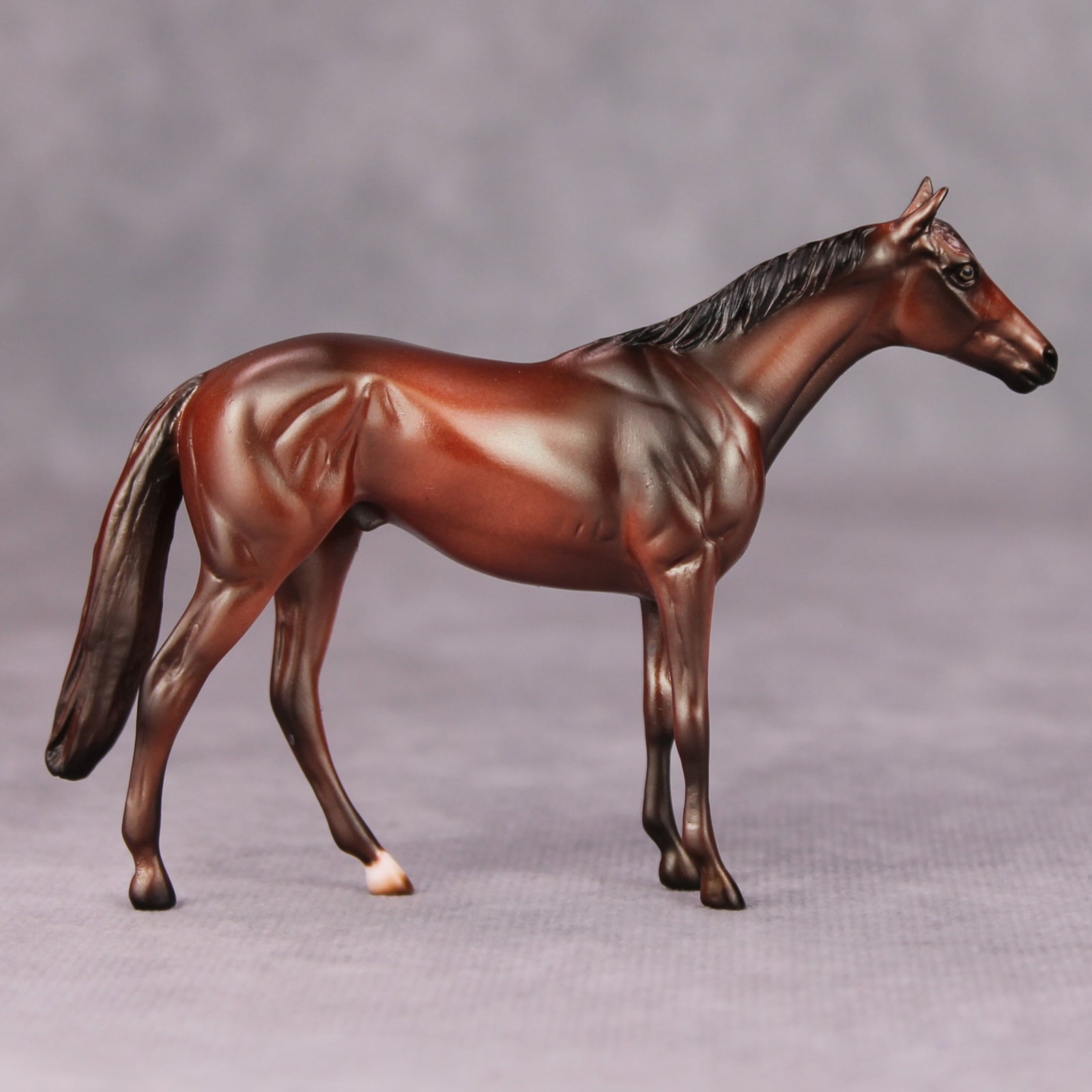 Firebrand OOAK Bay Thoroughbred Chip By Julie Keim MM24