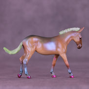 Greeny Beany OOAK EFCM Chip Mule by Kristen Cermele GS26