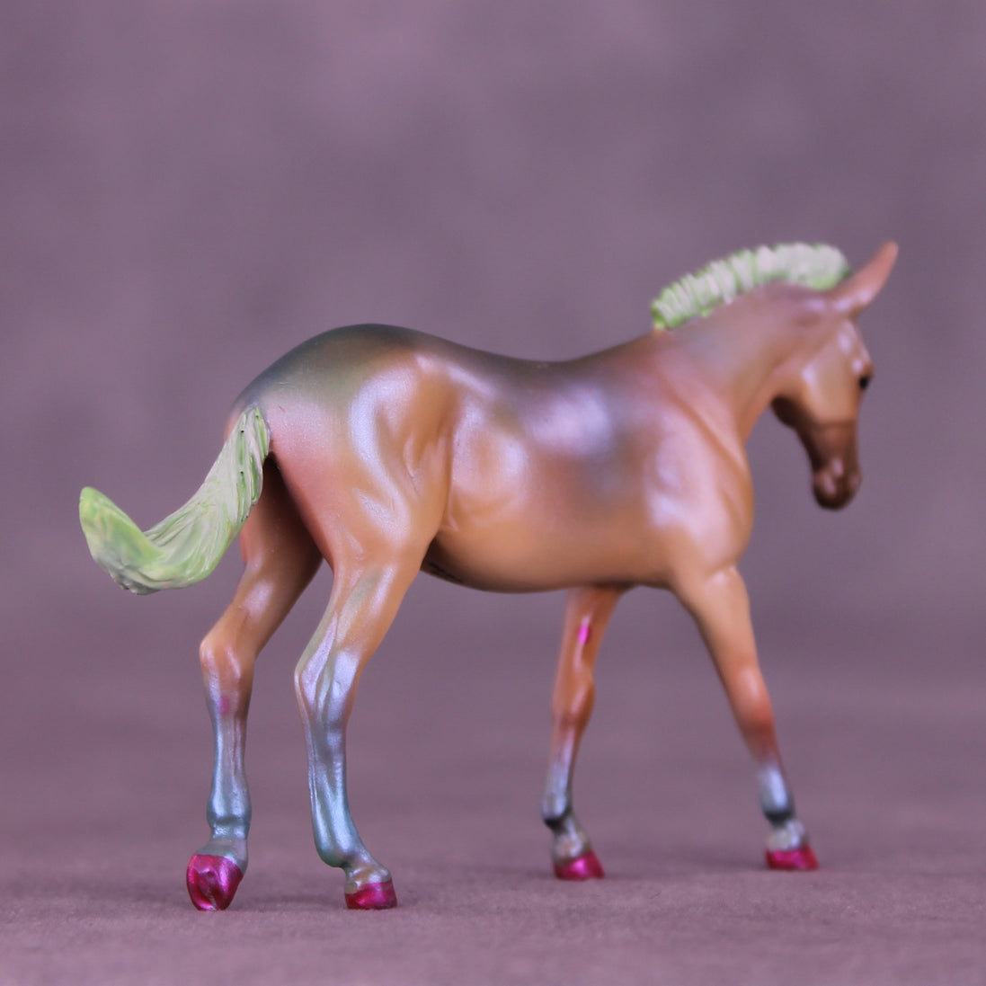 Greeny Beany OOAK EFCM Chip Mule by Kristen Cermele GS26