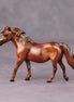 Strange Brew OOAK Deco Metallic Chestnut Pinto Pony Chip By Julie Keim MM24